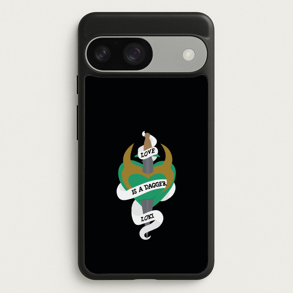 Love Is A Dagger - Loki Phone Case for Google Pixel 9 / 9 Pro