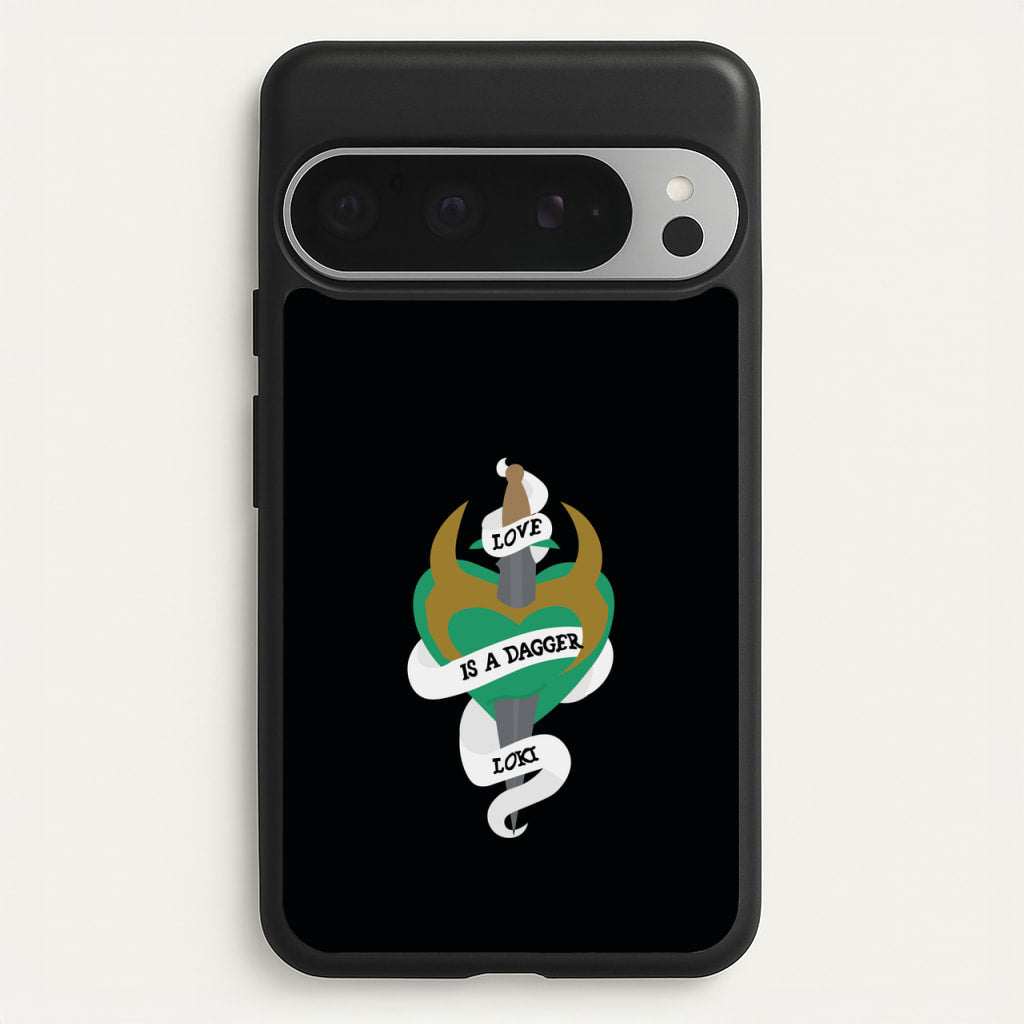 Love Is A Dagger - Loki Phone Case for Google Pixel 9 Pro XL