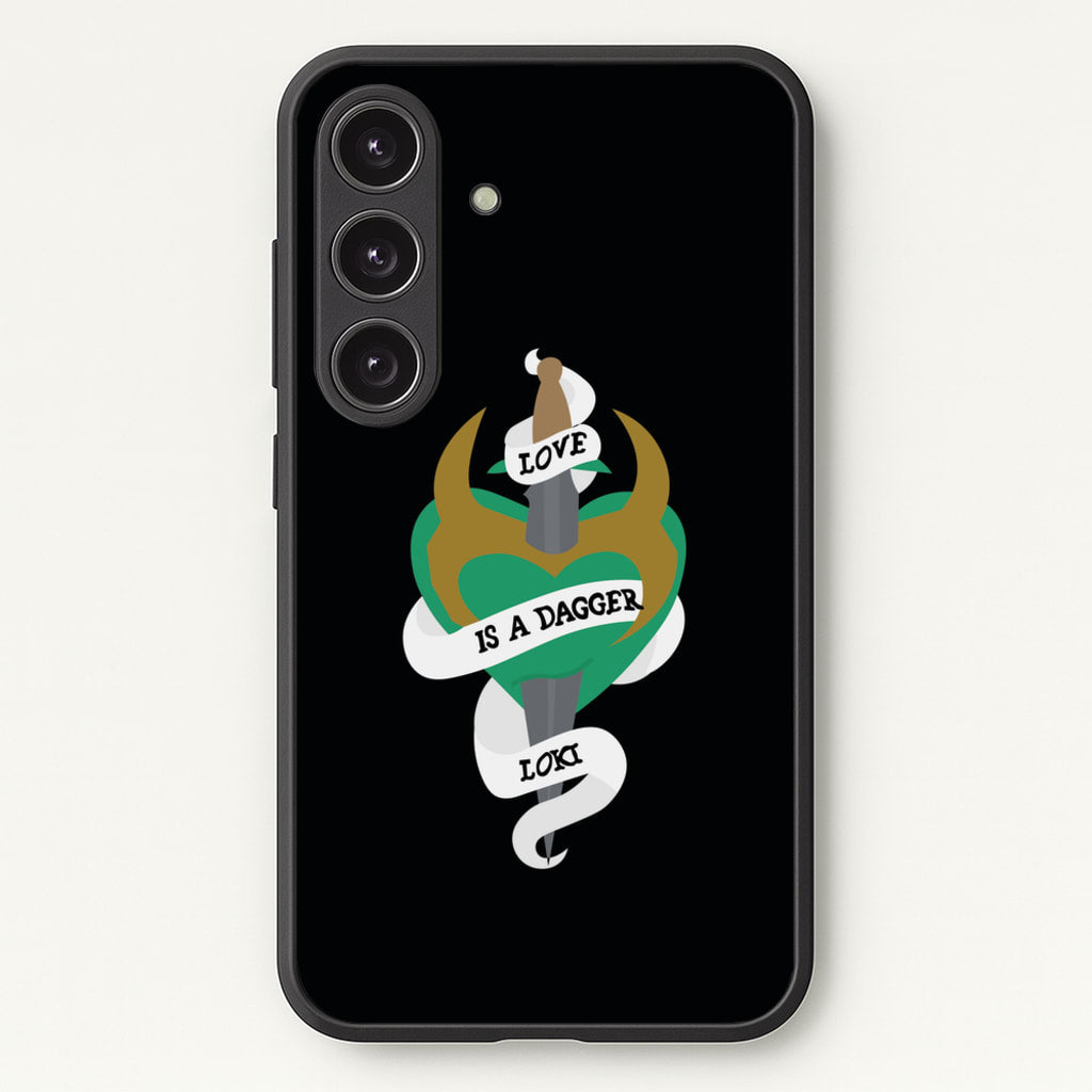 Love Is A Dagger - Loki Phone Case for Galaxy S25