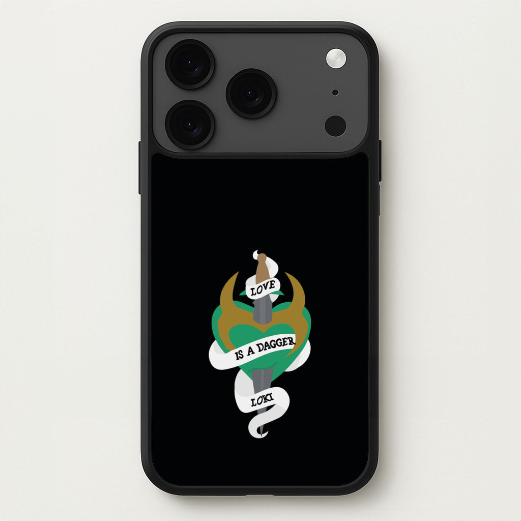 Love Is A Dagger Phone Case for iPhone 17 Pro