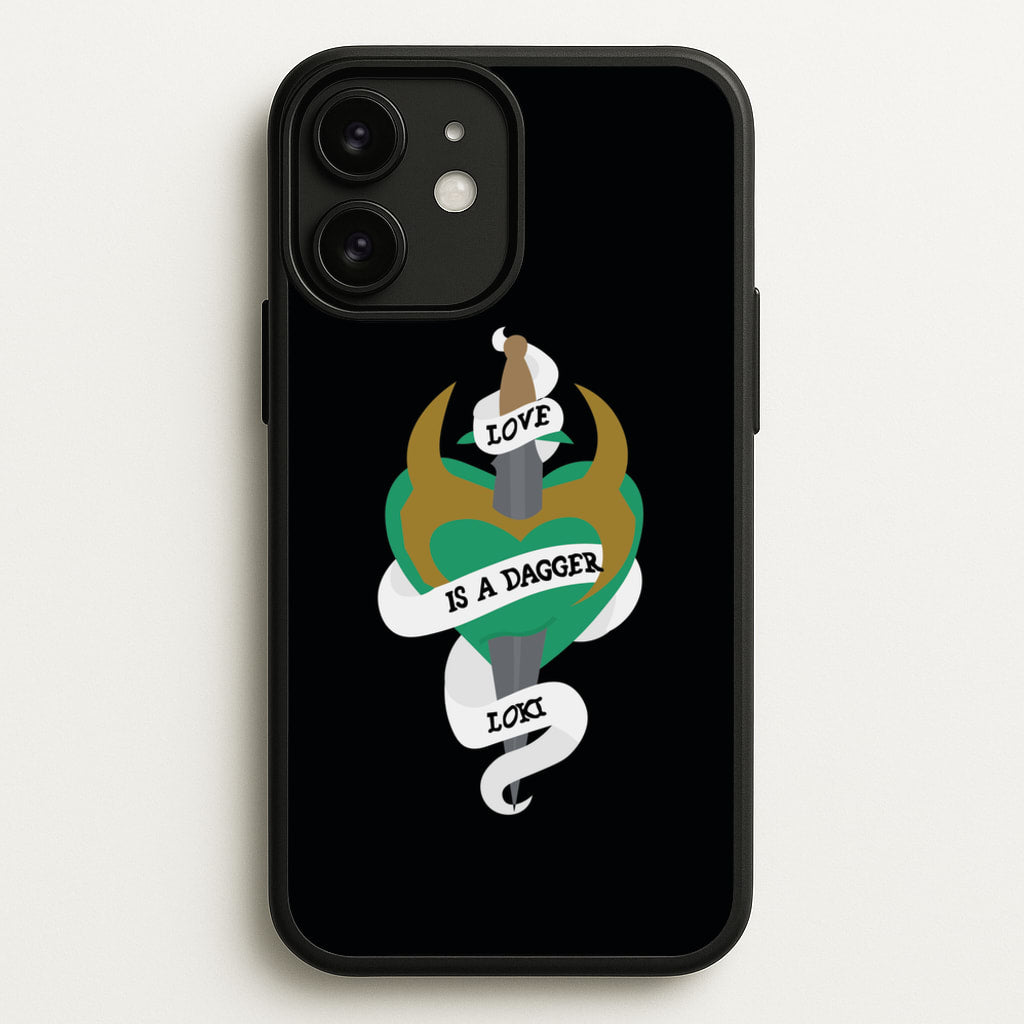Love Is A Dagger - Loki Phone Case for iPhone 11