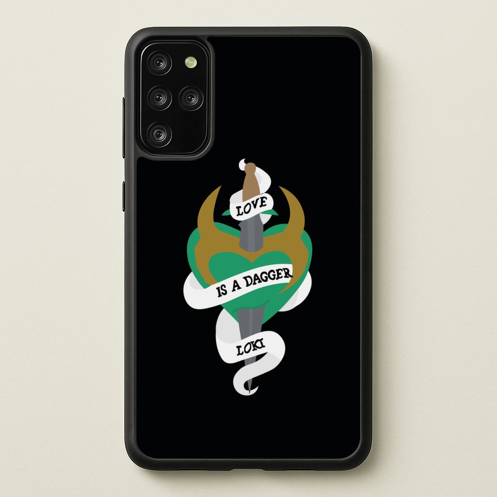 Love Is A Dagger - Loki Phone Case for Galaxy S20 Plus
