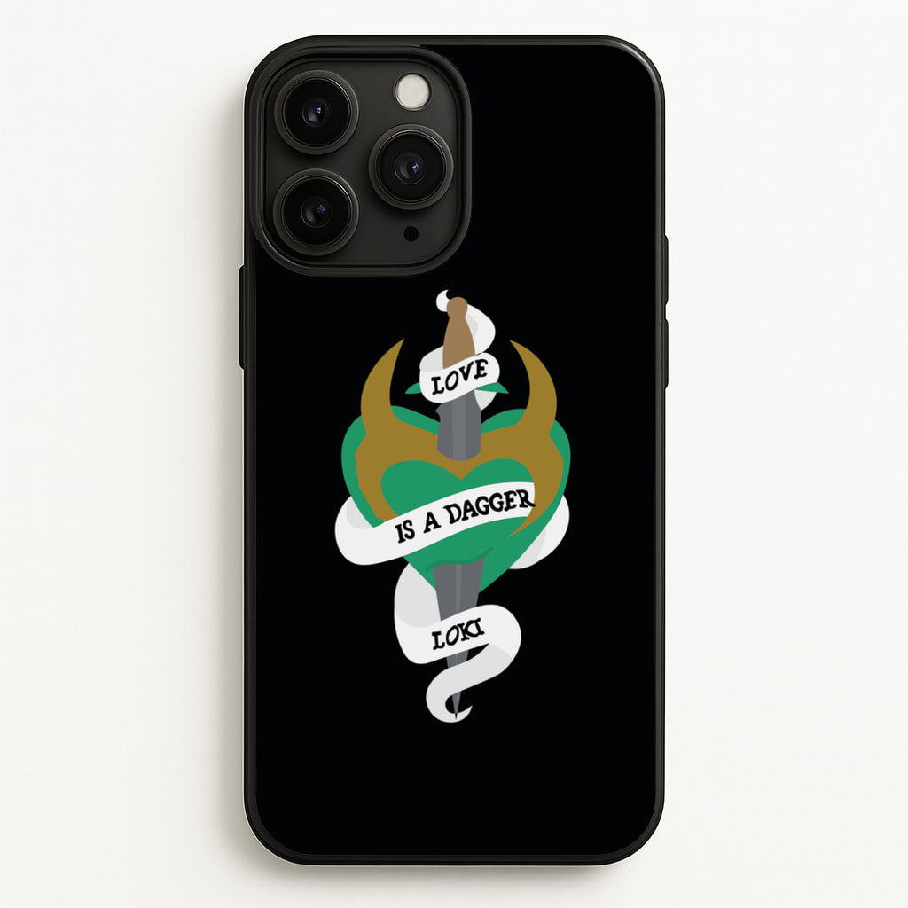 Love Is A Dagger - Loki Phone Case for iPhone 11 Pro