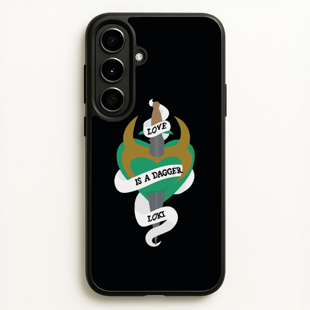 Love Is A Dagger - Loki Phone Case for Galaxy A56