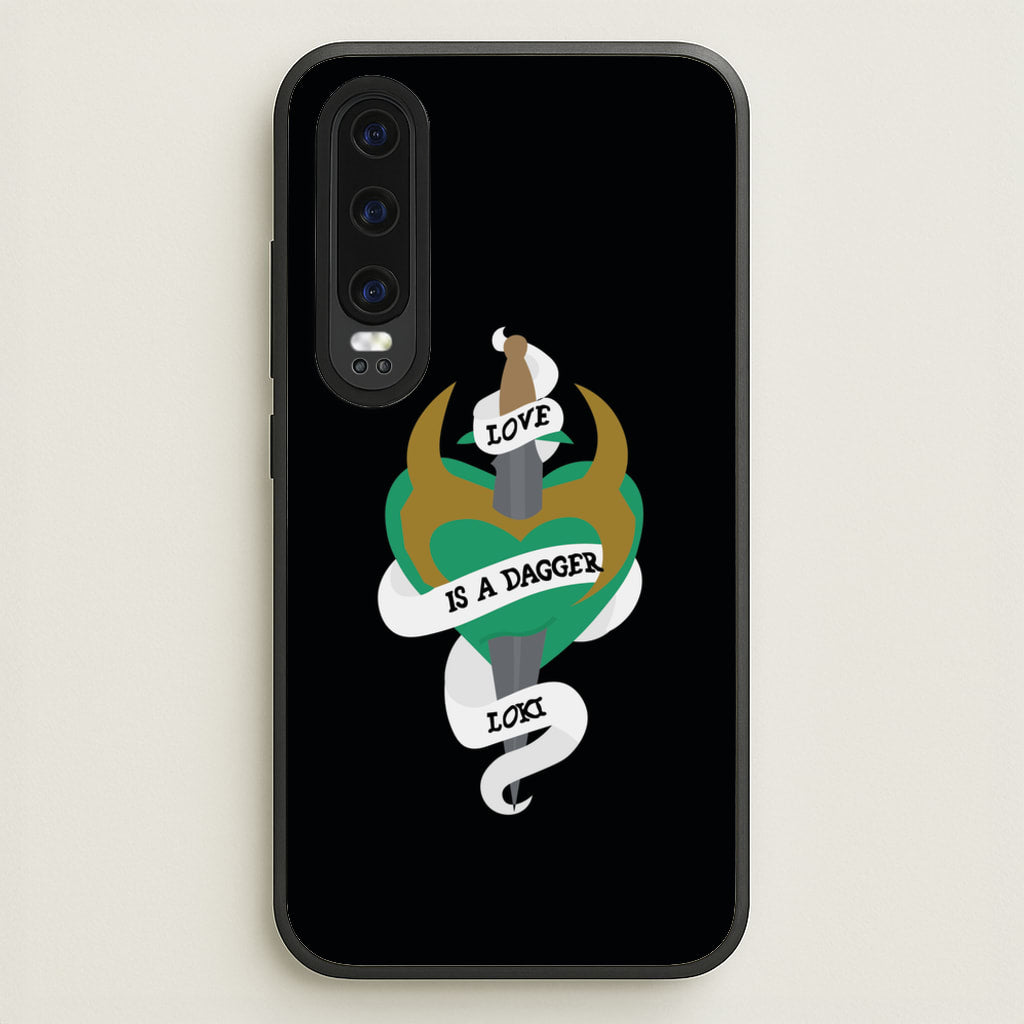 Love Is A Dagger - Loki Phone Case for Huawei P30