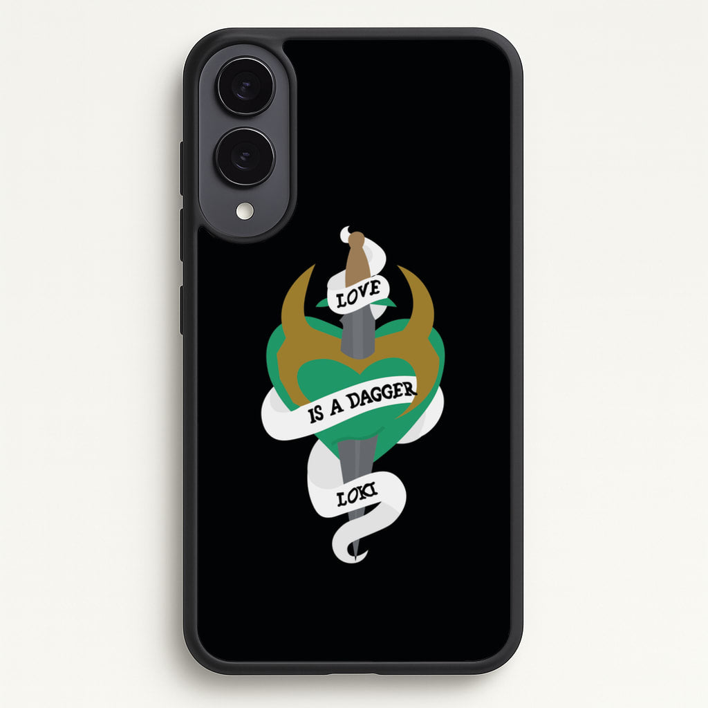 Love Is A Dagger - Loki Phone Case for Galaxy S25 Edge