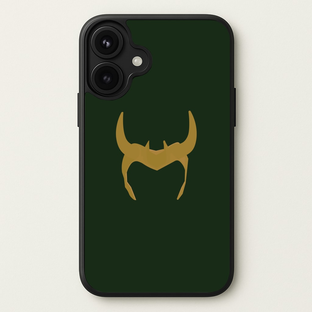 The Horned Helmet Phone Case for iPhone 17