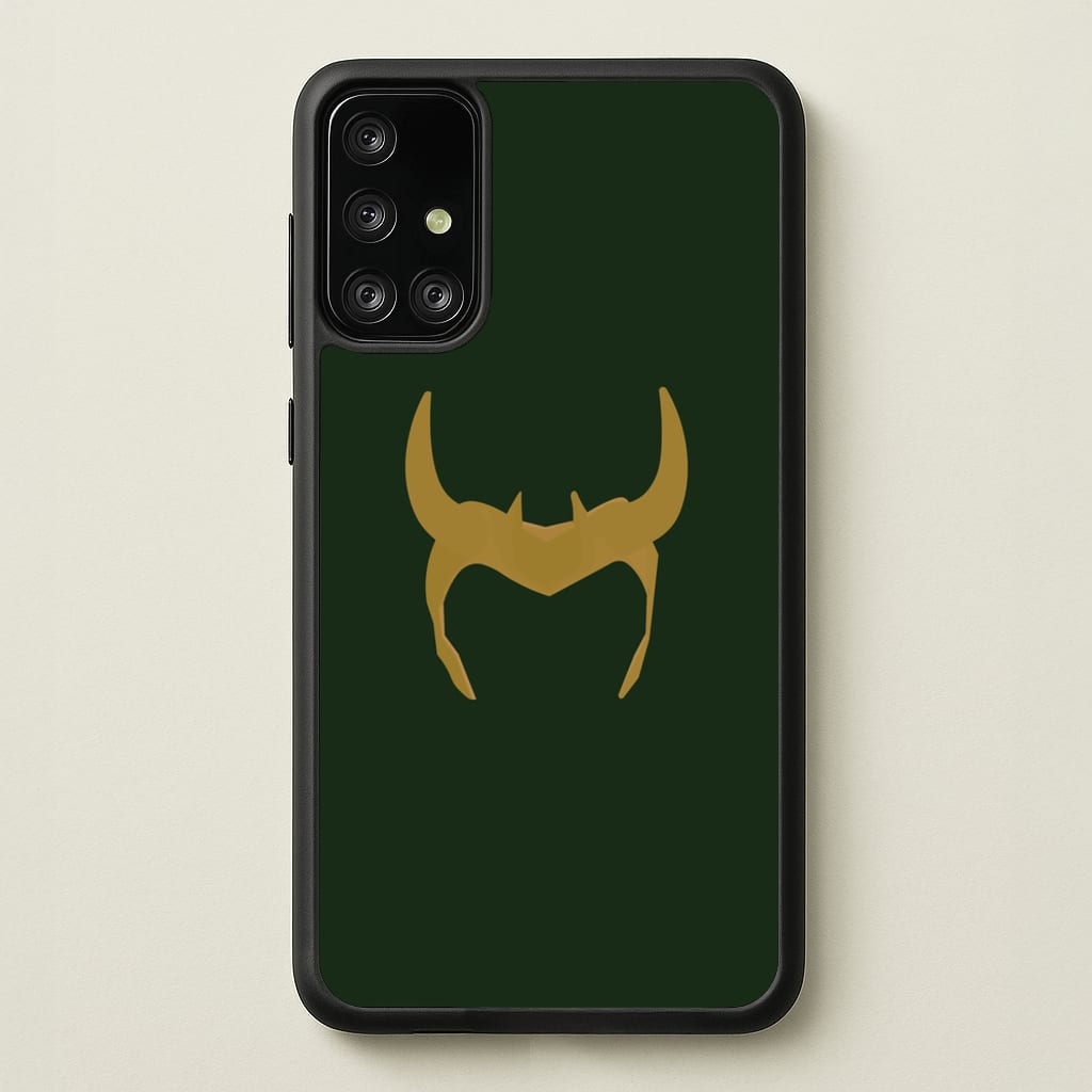 The Horned Helmet - Loki Phone Case for Galaxy A71