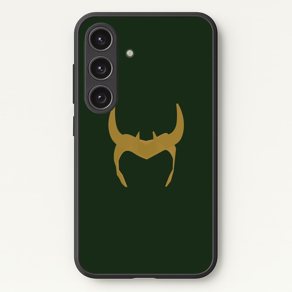The Horned Helmet - Loki Phone Case for Galaxy S25 Plus