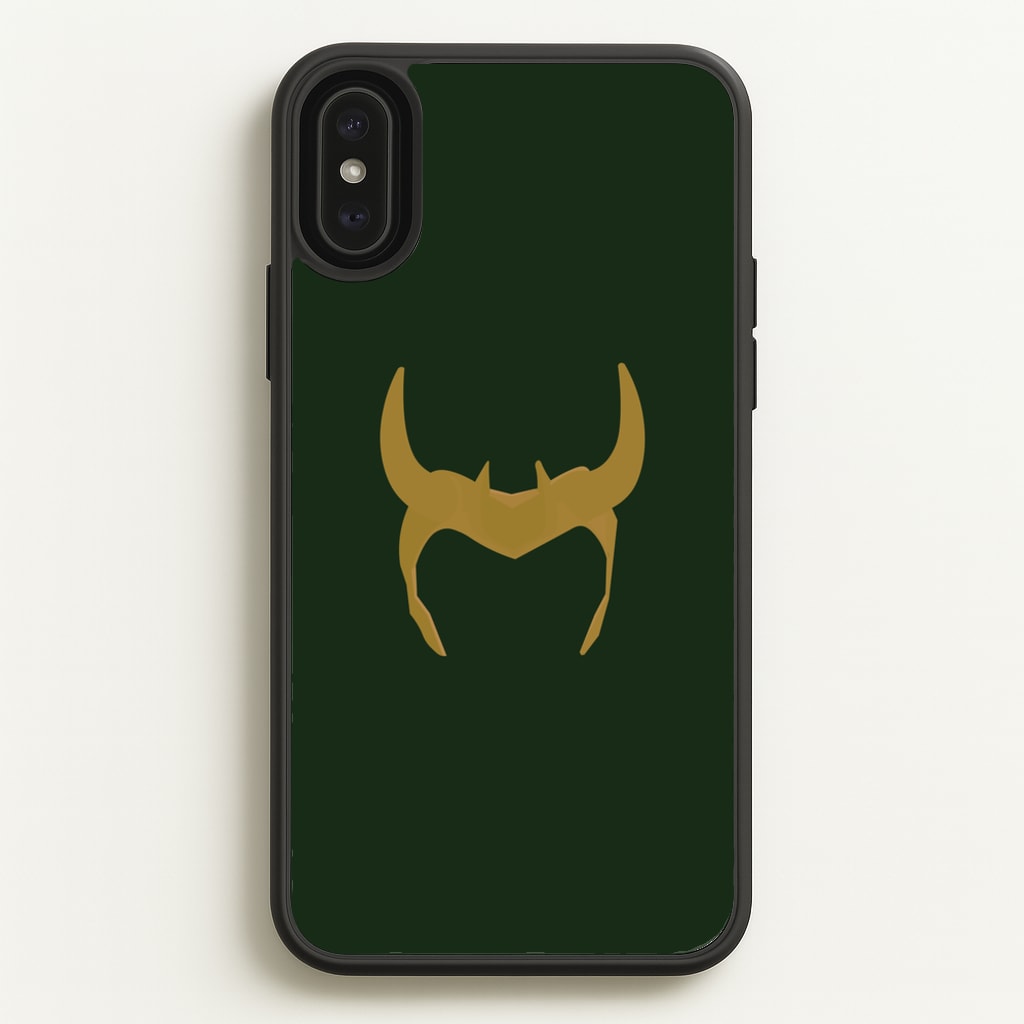 The Horned Helmet - Loki Phone Case for iPhone XS Max