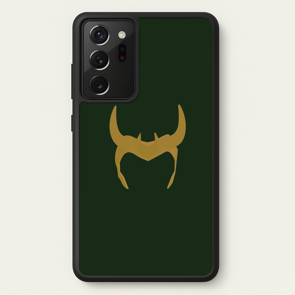 The Horned Helmet - Loki Phone Case for Galaxy Note 20 Ultra