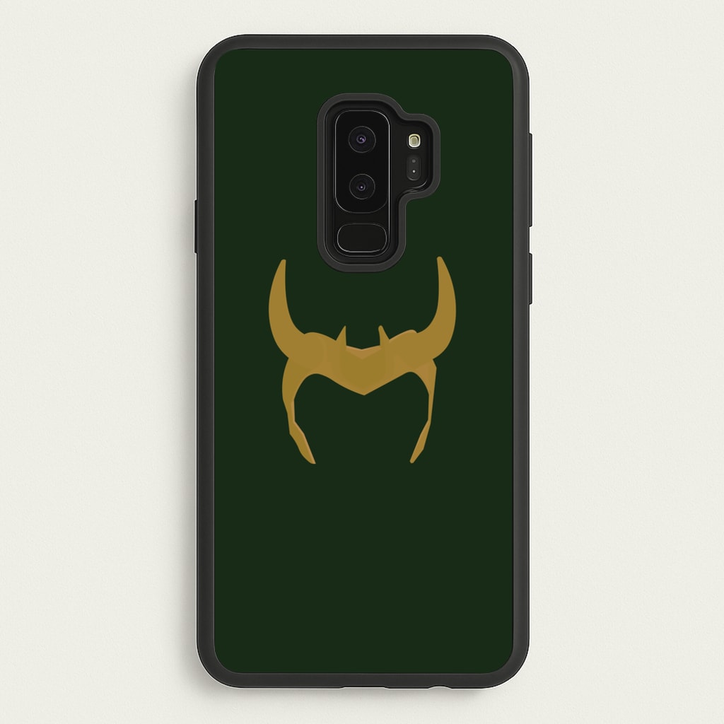 The Horned Helmet - Loki Phone Case for Galaxy S9 Plus