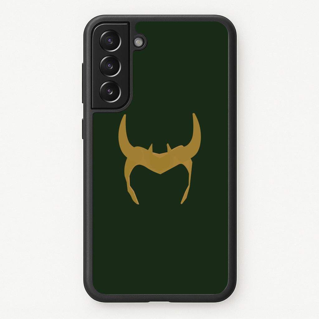 The Horned Helmet - Loki Phone Case for Galaxy S21 Plus
