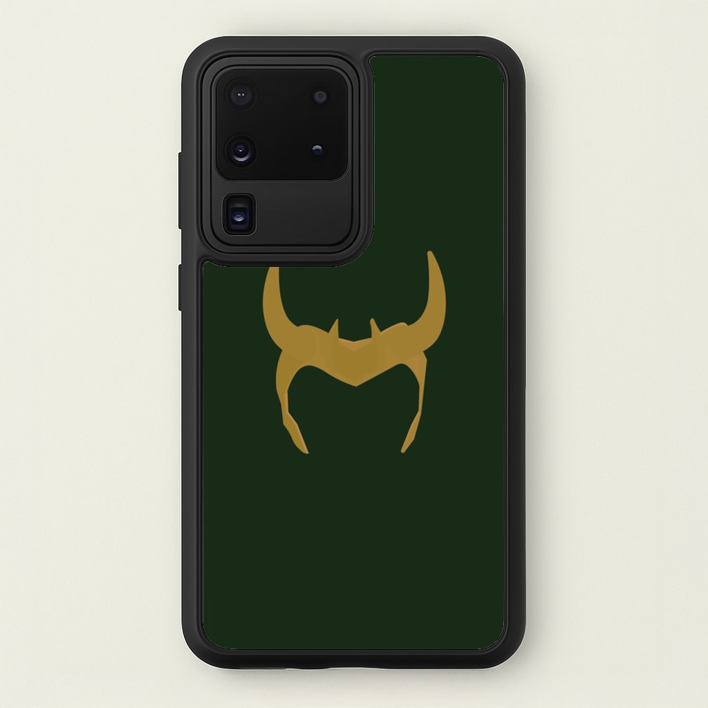 The Horned Helmet - Loki Phone Case for Galaxy S20 Ultra