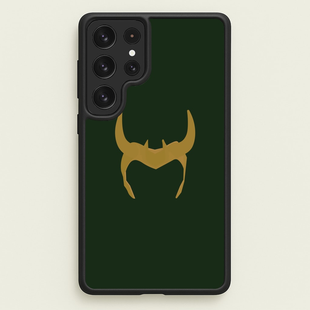The Horned Helmet - Loki Phone Case for Galaxy S23 Ultra