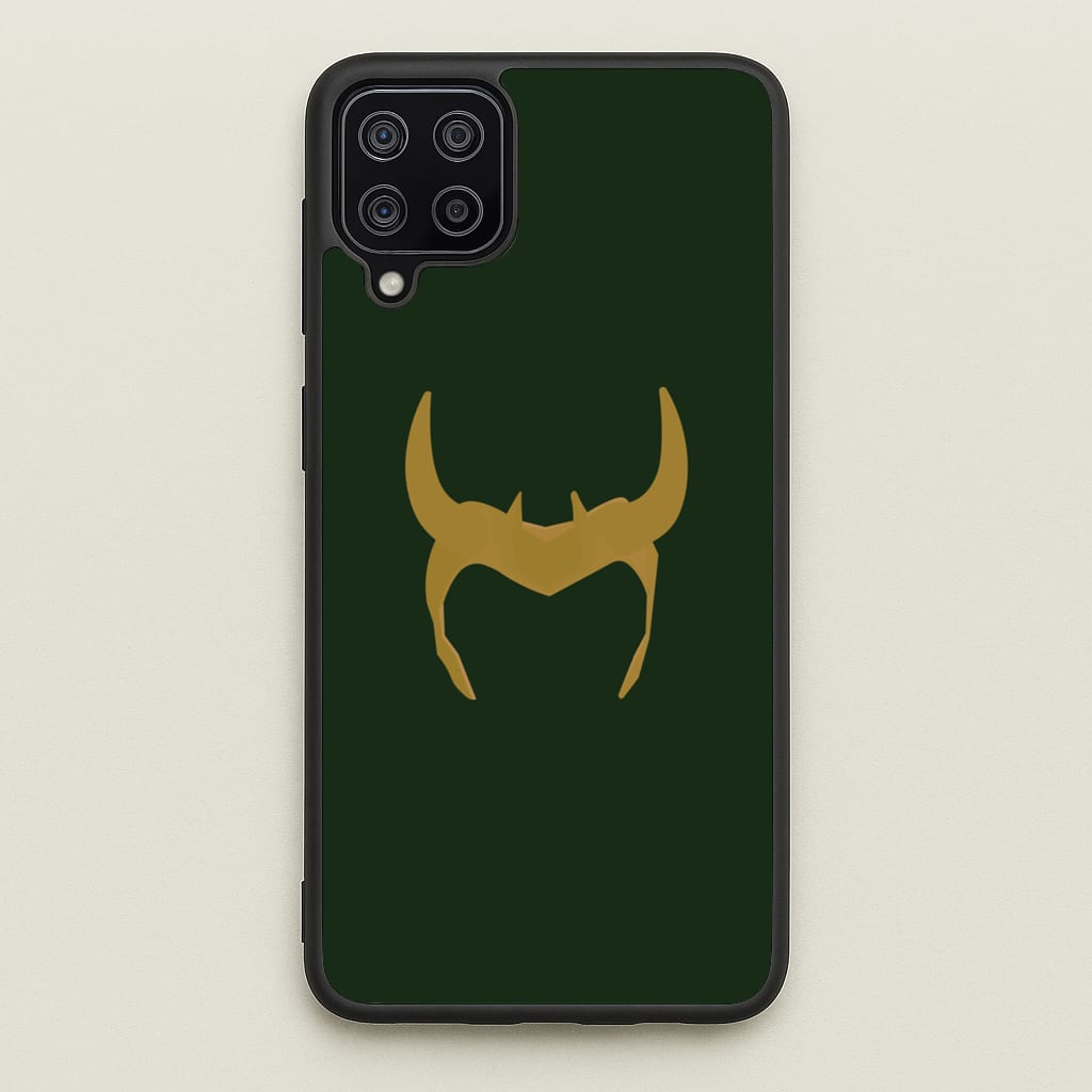 The Horned Helmet - Loki Phone Case for Galaxy A12