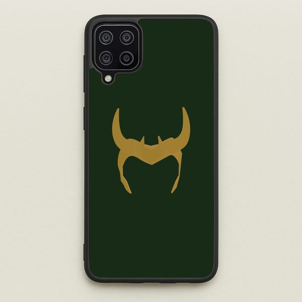 The Horned Helmet - Loki Phone Case for Galaxy A12
