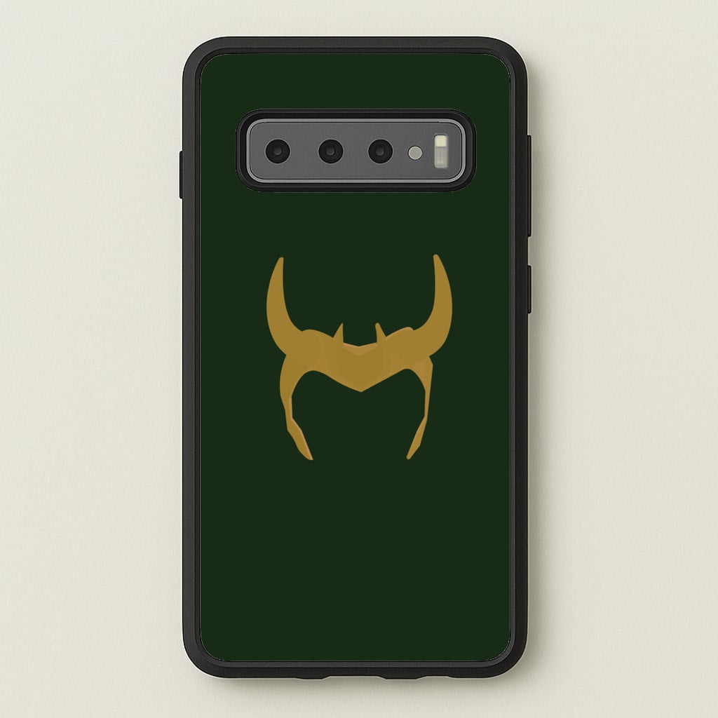 The Horned Helmet - Loki Phone Case for Galaxy S10