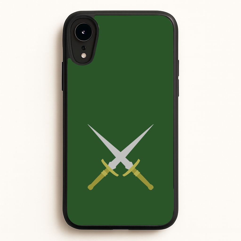 Double Daggers - Loki Phone Case for iPhone XR