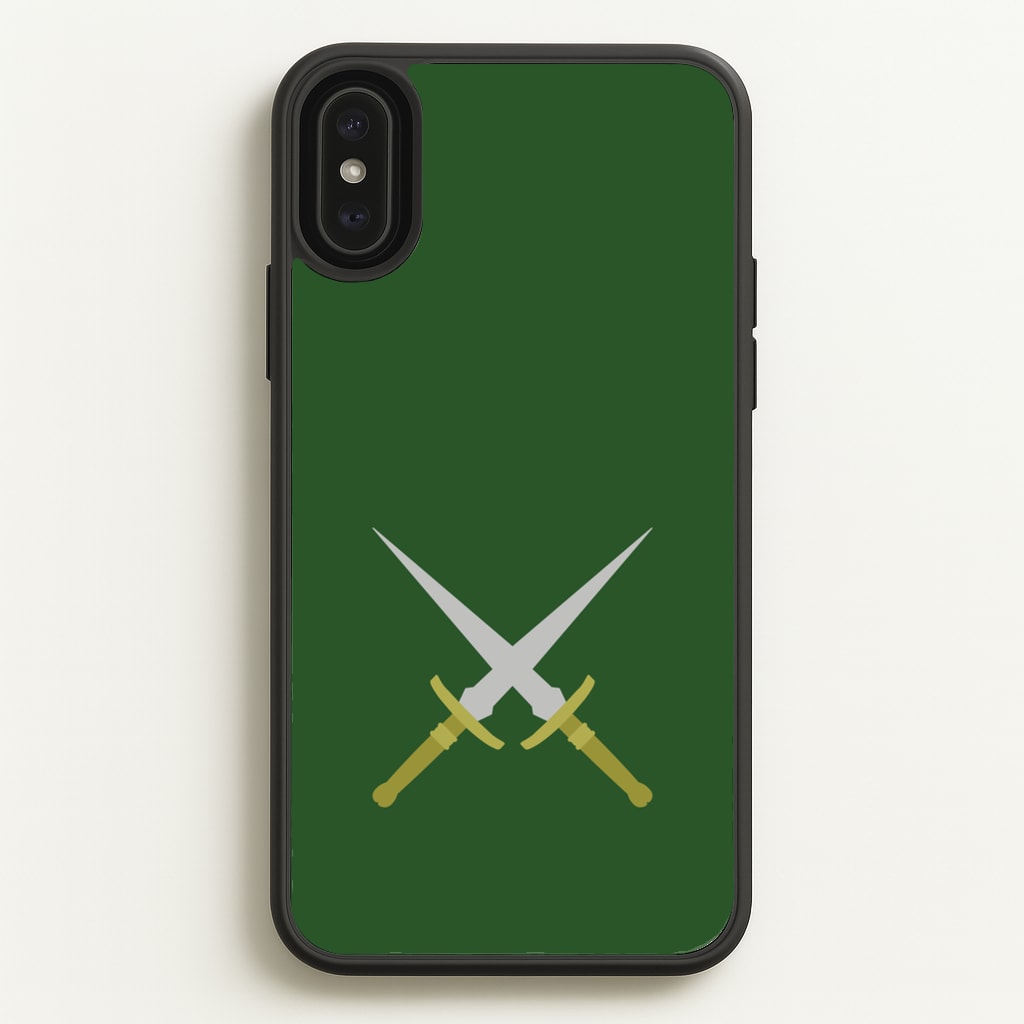 Double Daggers - Loki Phone Case for iPhone XS Max