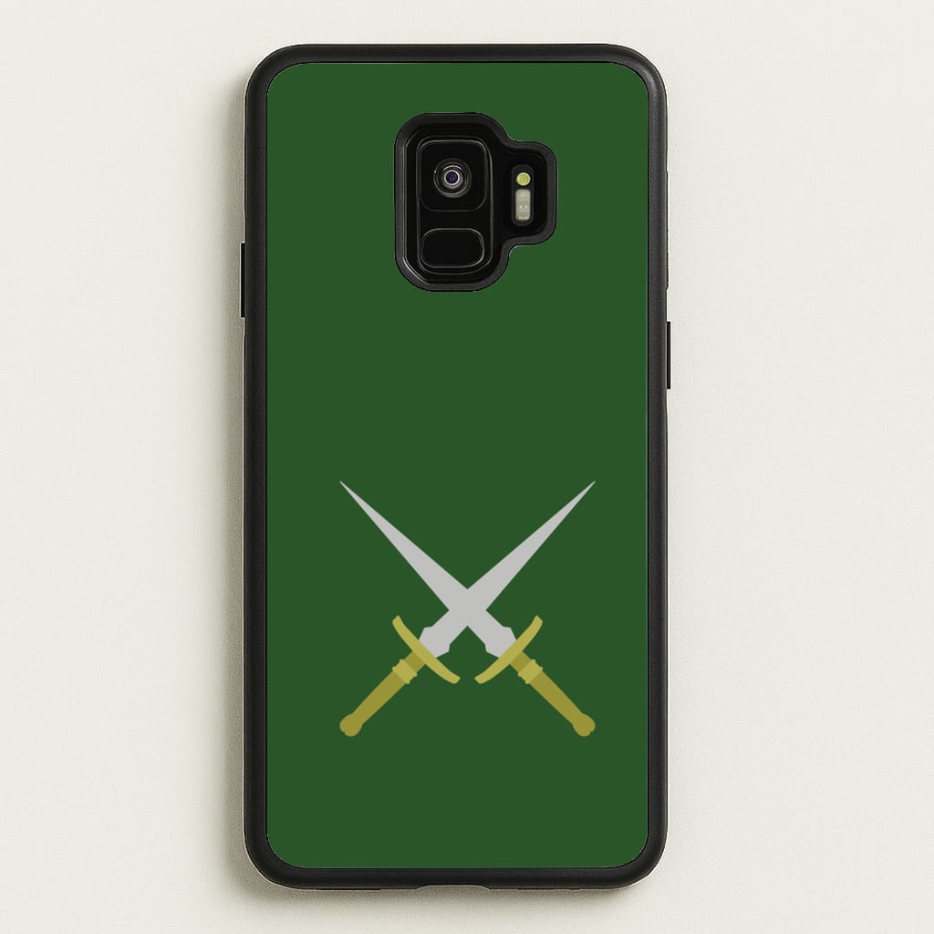 Double Daggers - Loki Phone Case for Galaxy S9