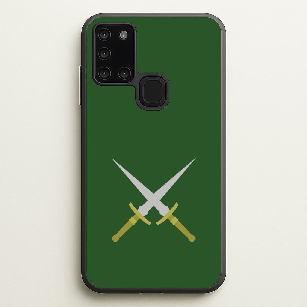 Double Daggers - Loki Phone Case for Galaxy A21s