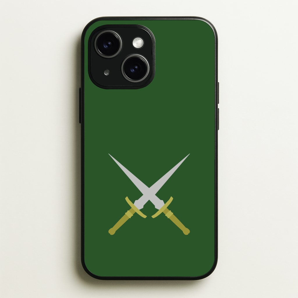Double Daggers - Loki Phone Case for iPhone 14