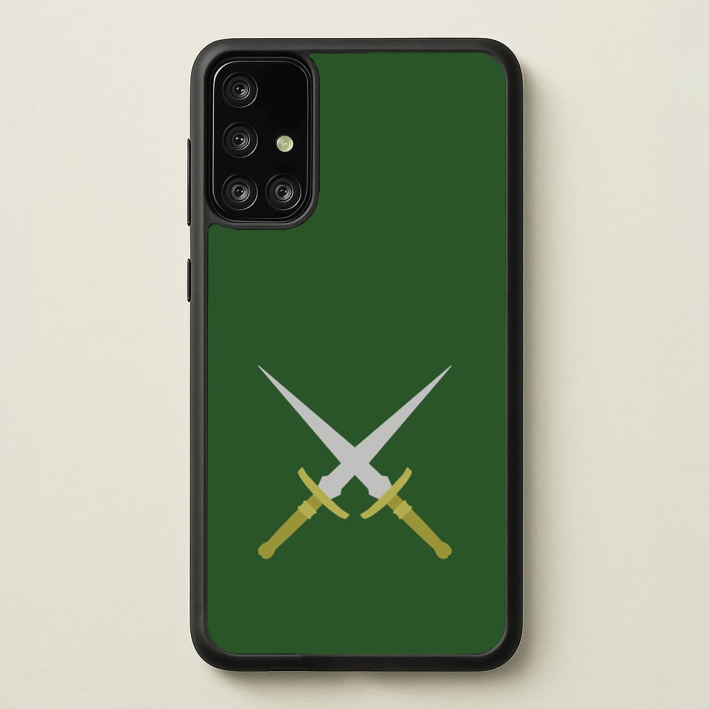 Double Daggers - Loki Phone Case for Galaxy A71