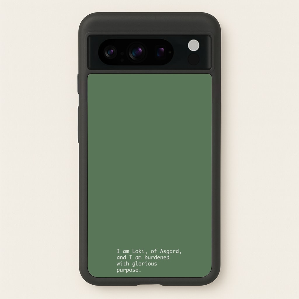 Burdened With Glorious Purpose - Loki Phone Case for Google Pixel 8 Pro