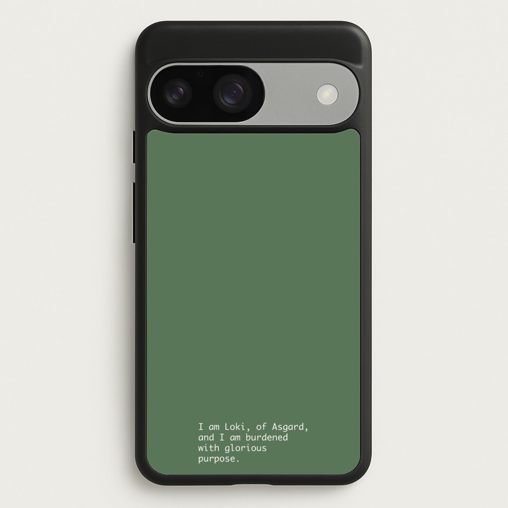 Burdened With Glorious Purpose - Loki Phone Case for Google Pixel 9 / 9 Pro