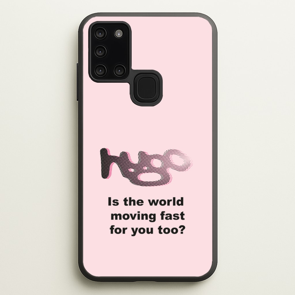 Pink Hugo - - Loyle Carner Phone Case for Galaxy A21s