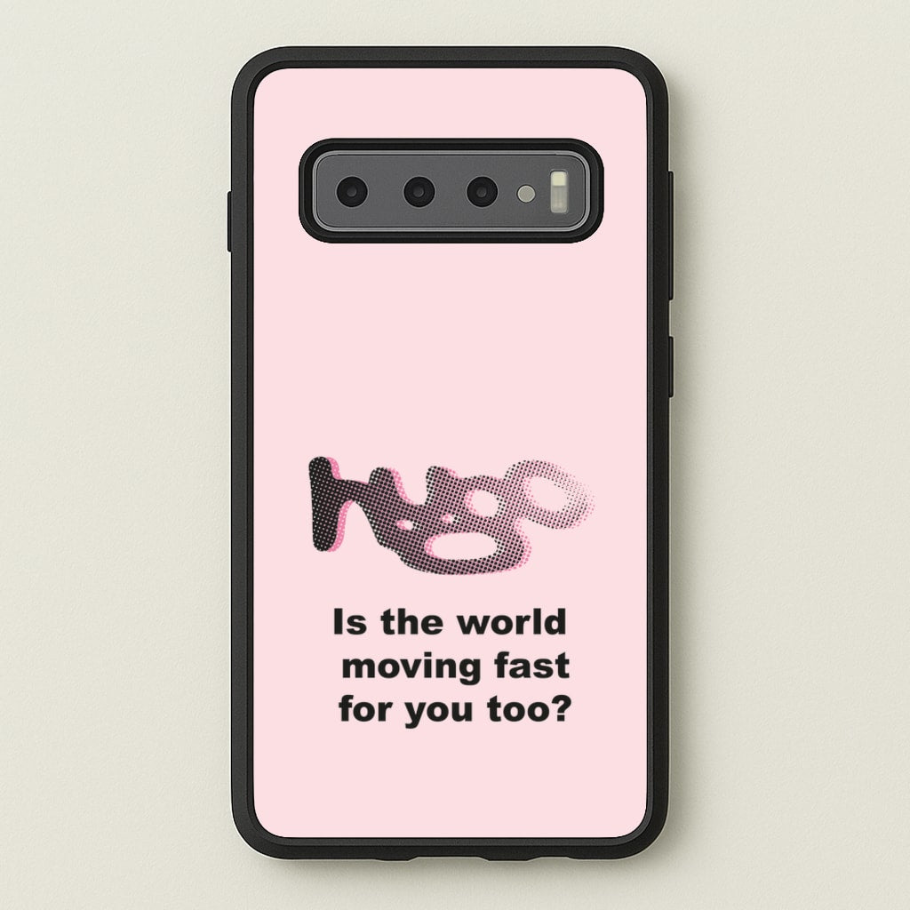 Pink Hugo - - Loyle Carner Phone Case for Galaxy S10