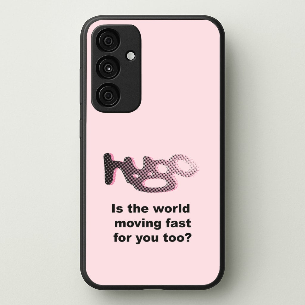 Pink Hugo - - Loyle Carner Phone Case for Galaxy A35
