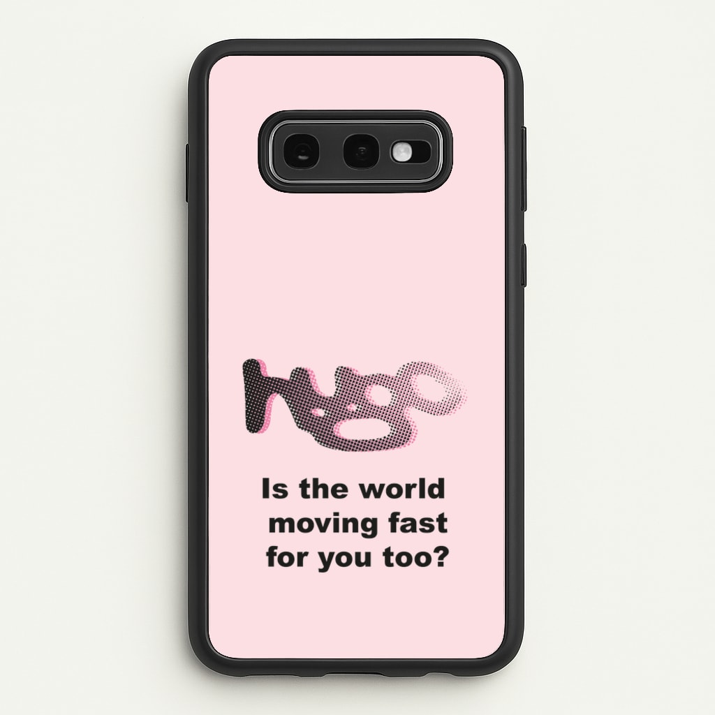 Pink Hugo - - Loyle Carner Phone Case for Galaxy S10e