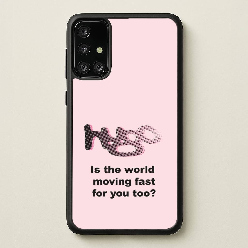 Pink Hugo - - Loyle Carner Phone Case for Galaxy A71