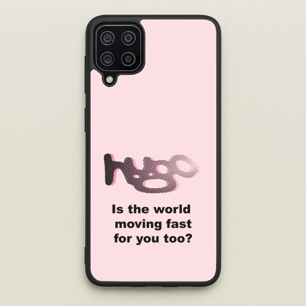 Pink Hugo - - Loyle Carner Phone Case for Galaxy A12