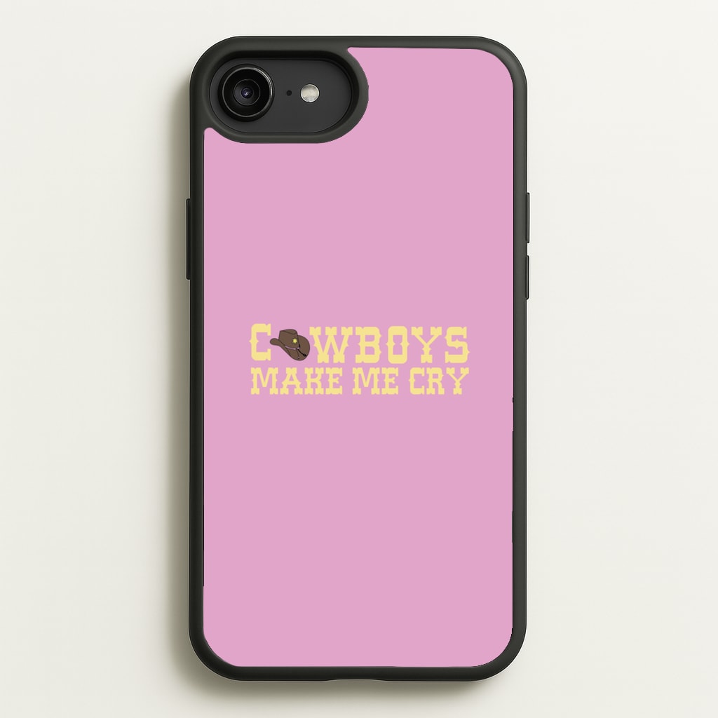 Cowboys Make Me Cry - Post - Post Malone Phone Case for iPhone 6 Plus / 7 Plus / 8 Plus