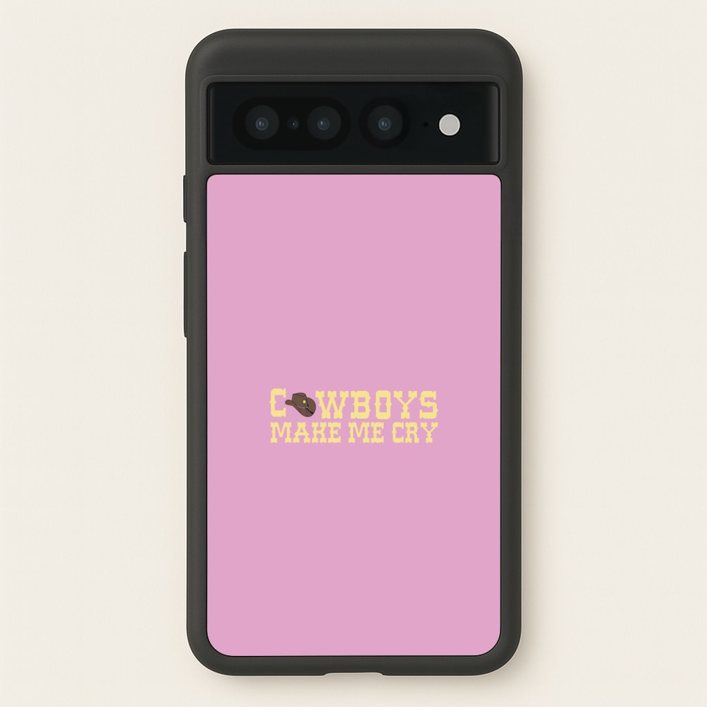 Cowboys Make Me Cry - Post - Post Malone Phone Case for Google Pixel 7 Pro