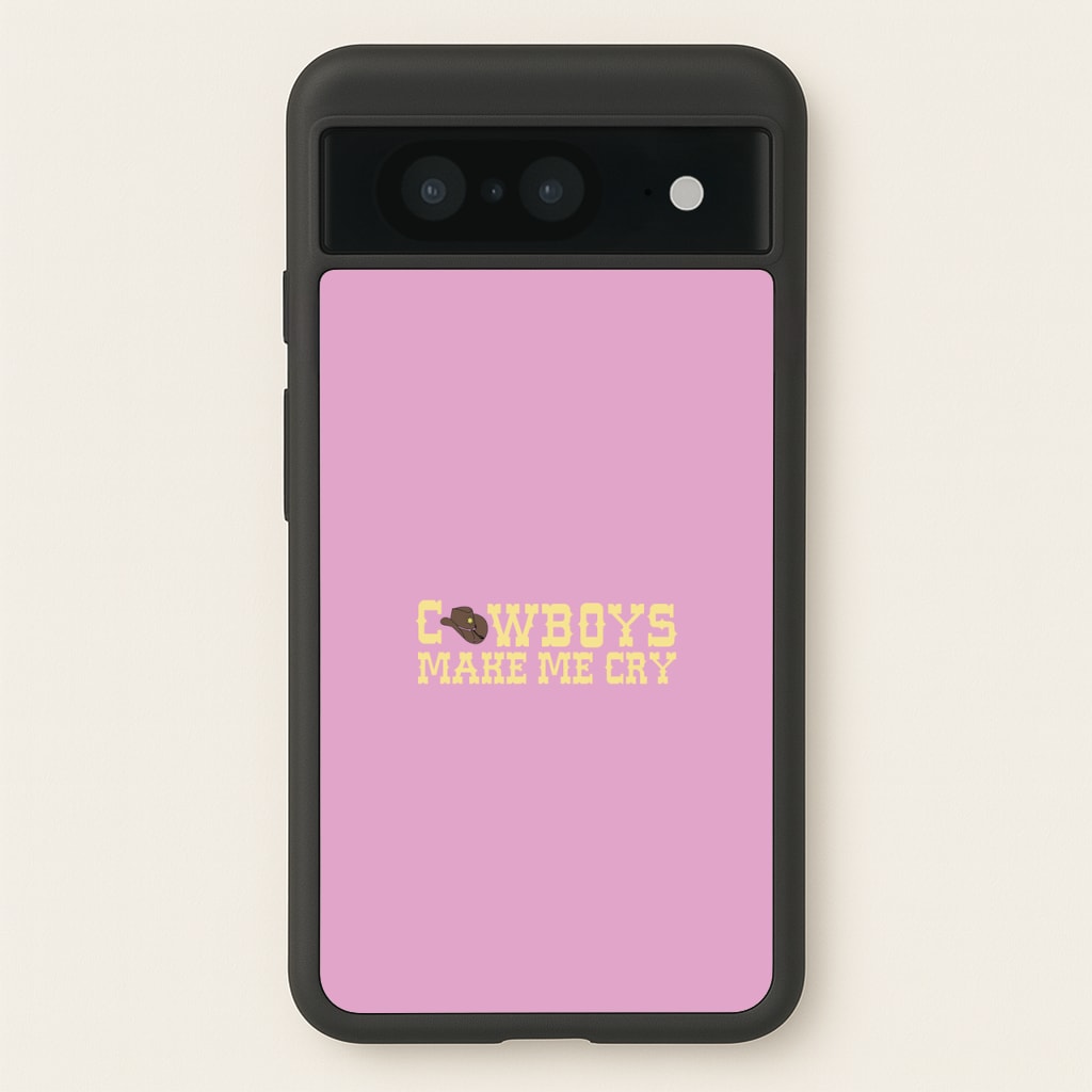 Cowboys Make Me Cry - Post - Post Malone Phone Case for Google Pixel 8