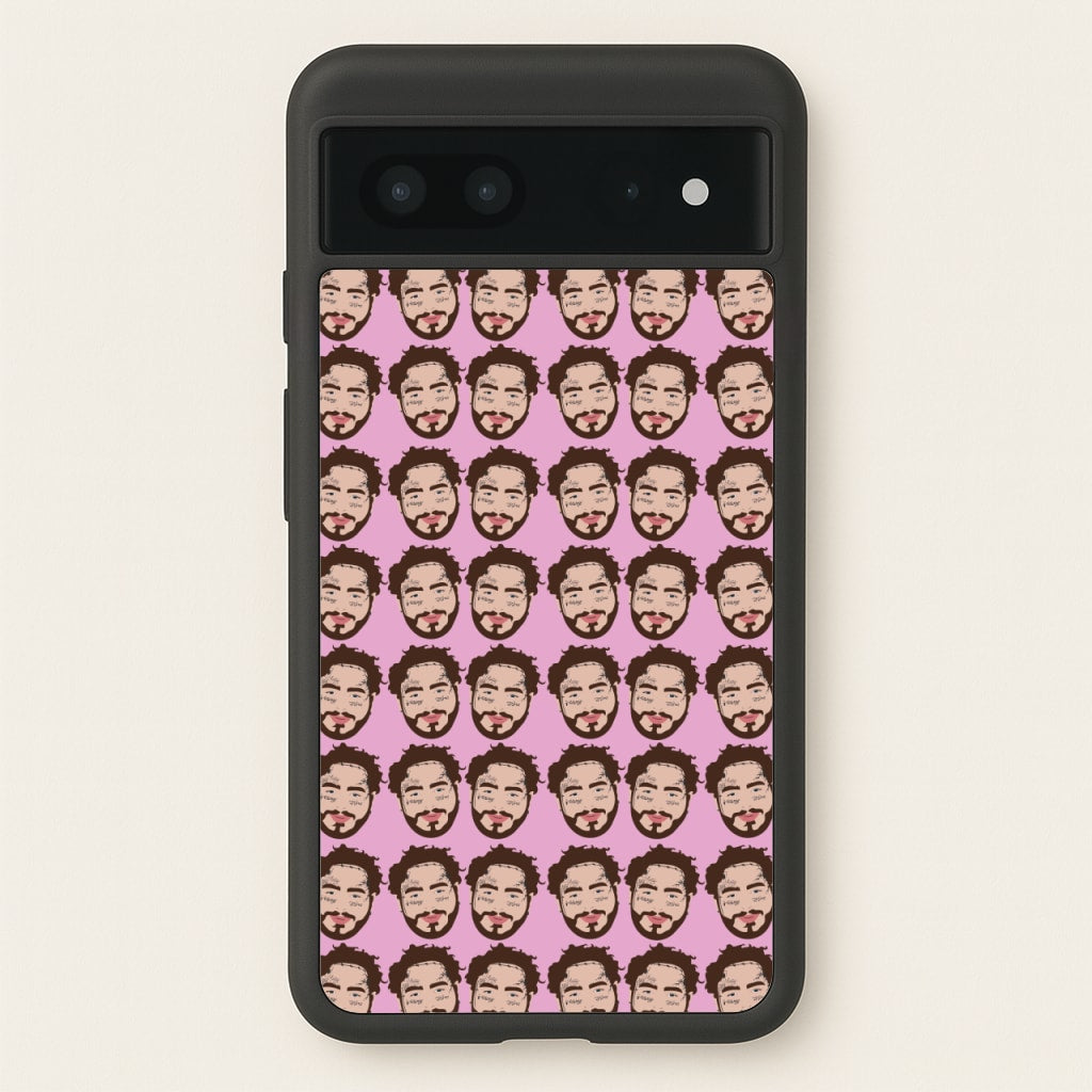 Malone Pattern - Post Malone Phone Case for Google Pixel 7