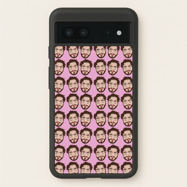 Malone Pattern - Post Malone Phone Case for Google Pixel 7