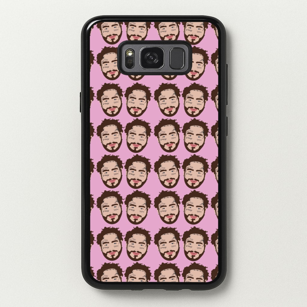 Malone Pattern - Post Malone Phone Case for Galaxy S8