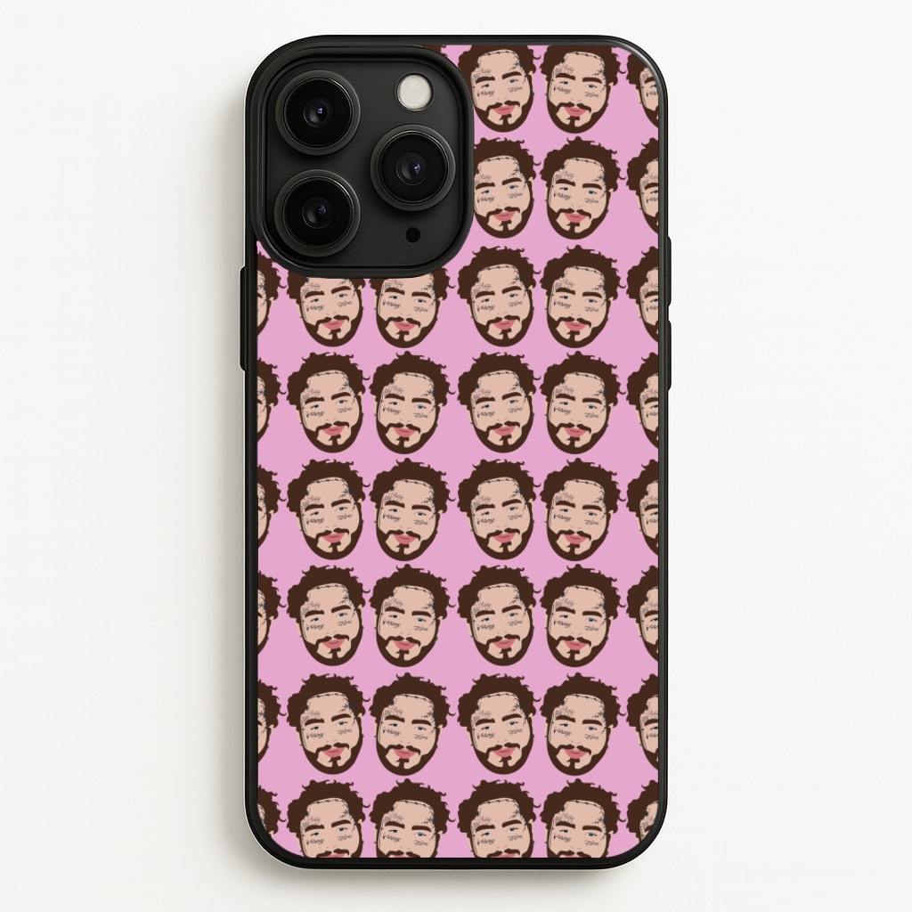 Malone Pattern - Post Malone Phone Case for iPhone 11 Pro