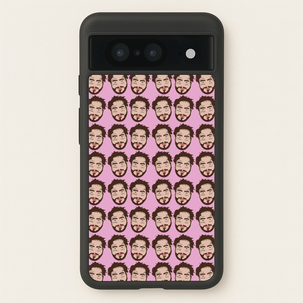 Malone Pattern - Post Malone Phone Case for Google Pixel 8