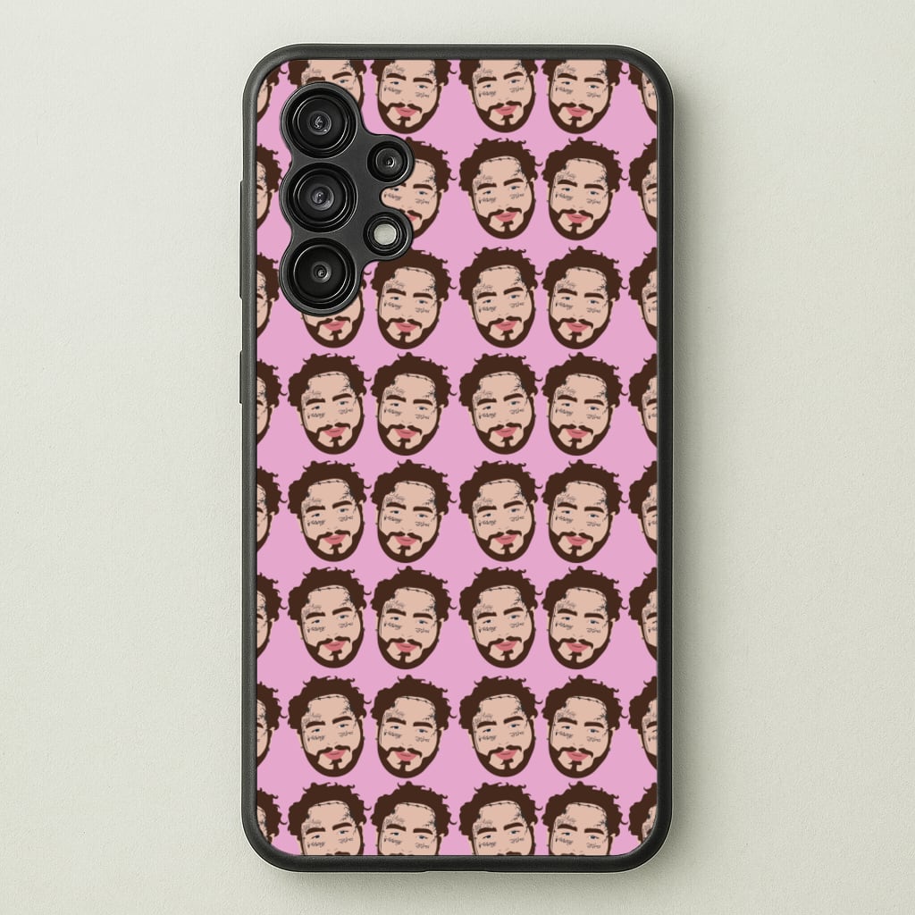Malone Pattern - Post Malone Phone Case for Galaxy A13