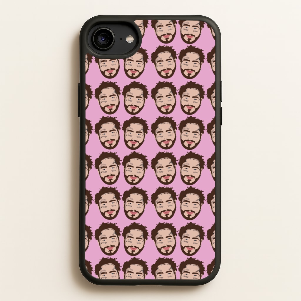 Malone Pattern - Post Malone Phone Case for iPhone 6 / 7 / 8 / SE