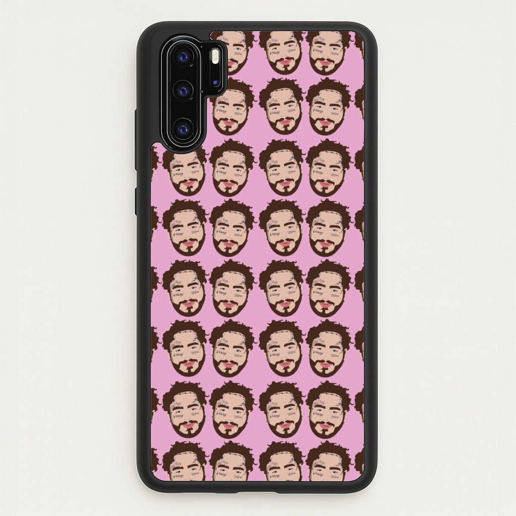 Malone Pattern - Post Malone Phone Case for Huawei P30 Pro