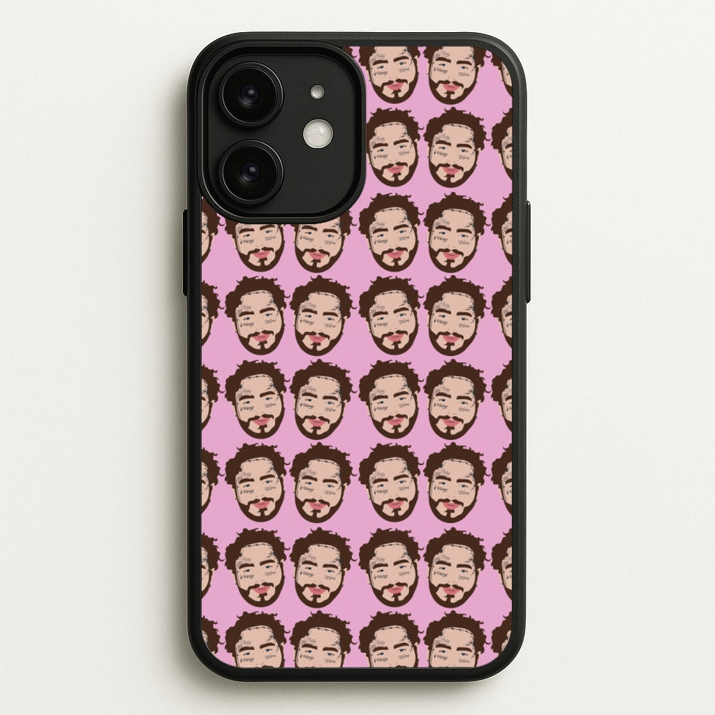 Malone Pattern - Post Malone Phone Case for iPhone 11