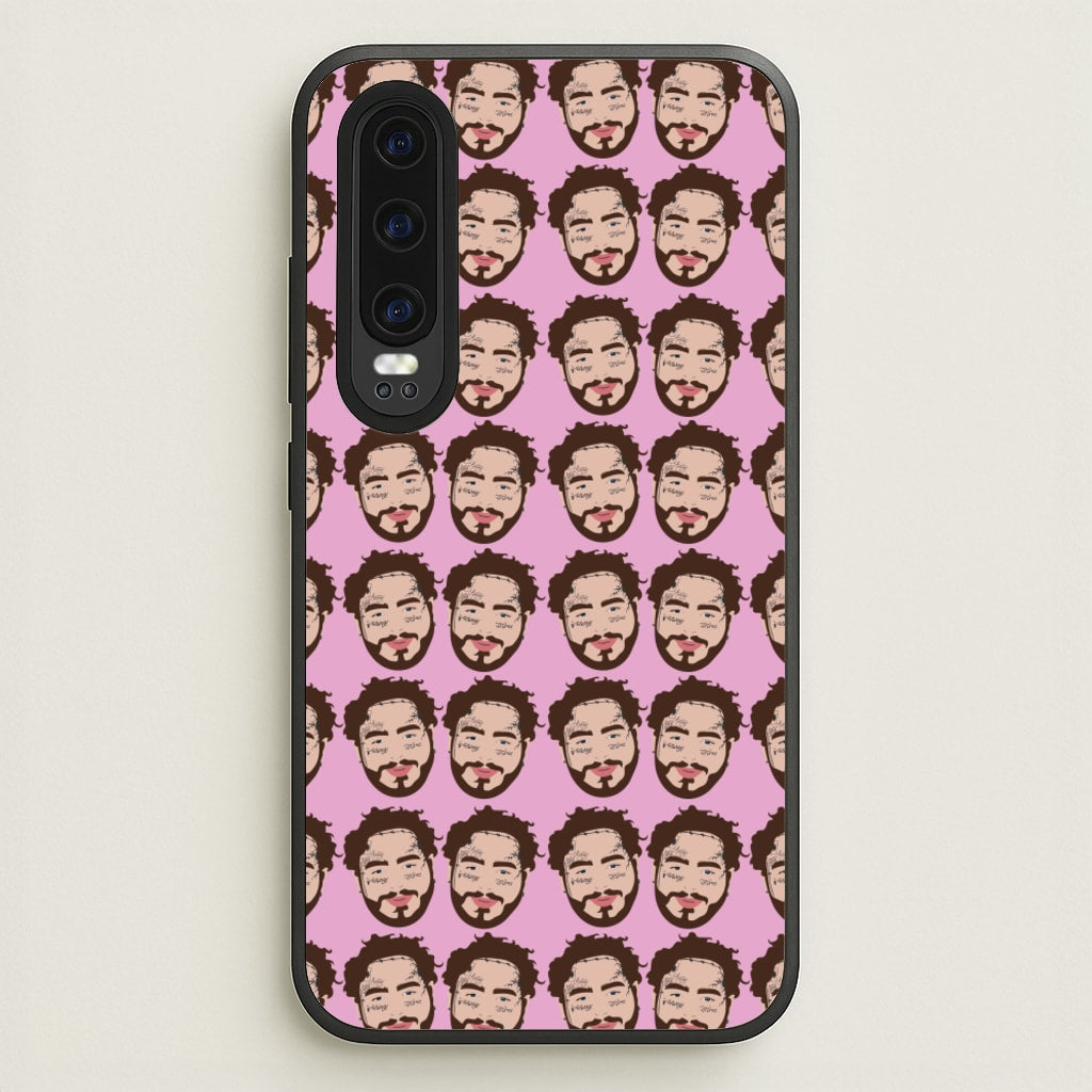 Malone Pattern - Post Malone Phone Case for Huawei P30