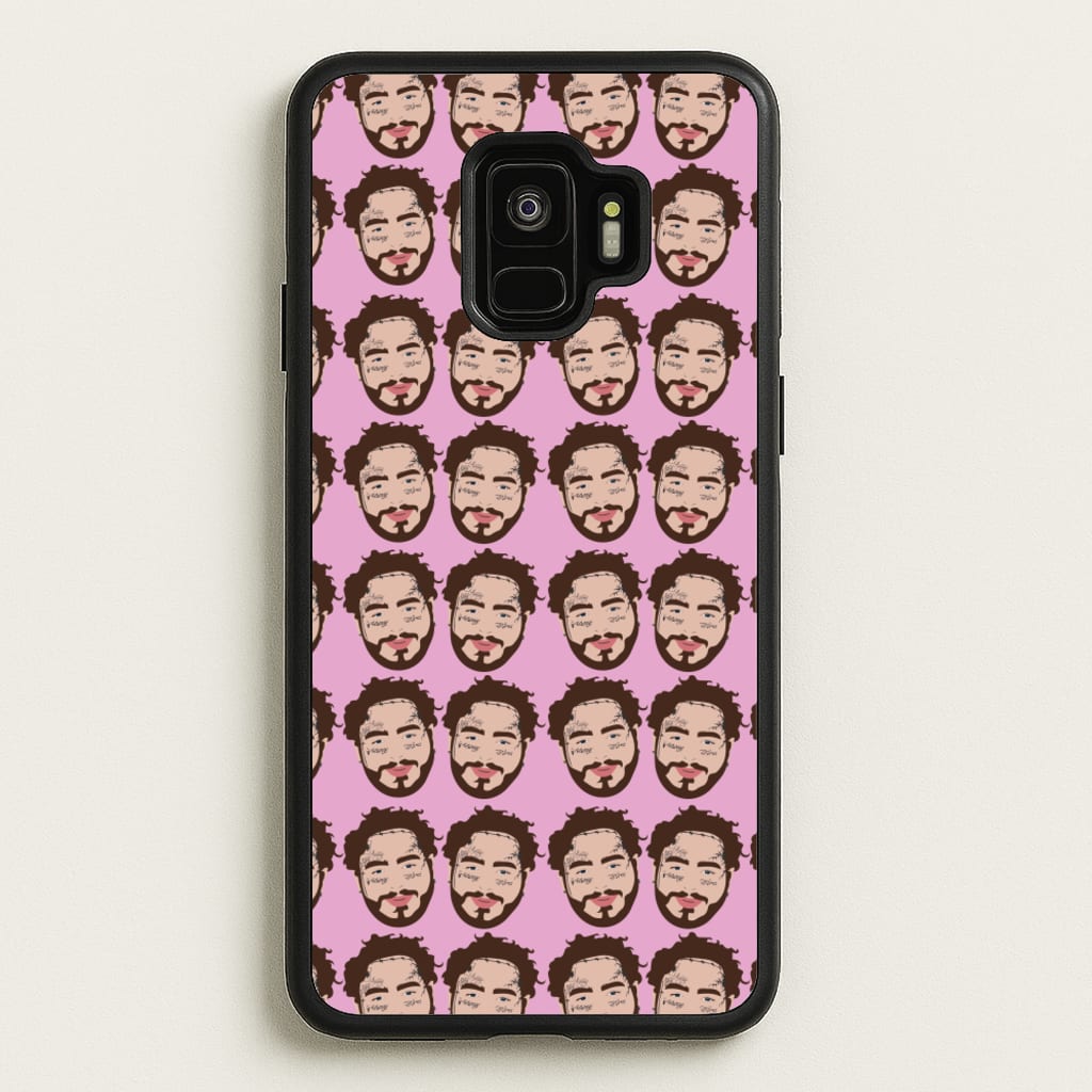 Malone Pattern - Post Malone Phone Case for Galaxy S9
